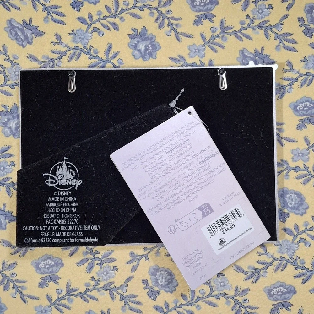 Disney Parks 100th Anniversary WDW Sculpted Metal Photo Frame 4